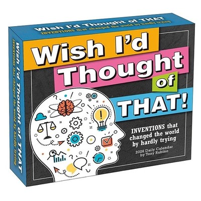 Sellers Publishing Wish I d Thought of That 2026 6.2'' x 5.4'' Box Calendar  NEW