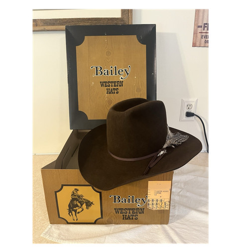 70’s Bailey Western Hat 5X Beaver Made in Texas