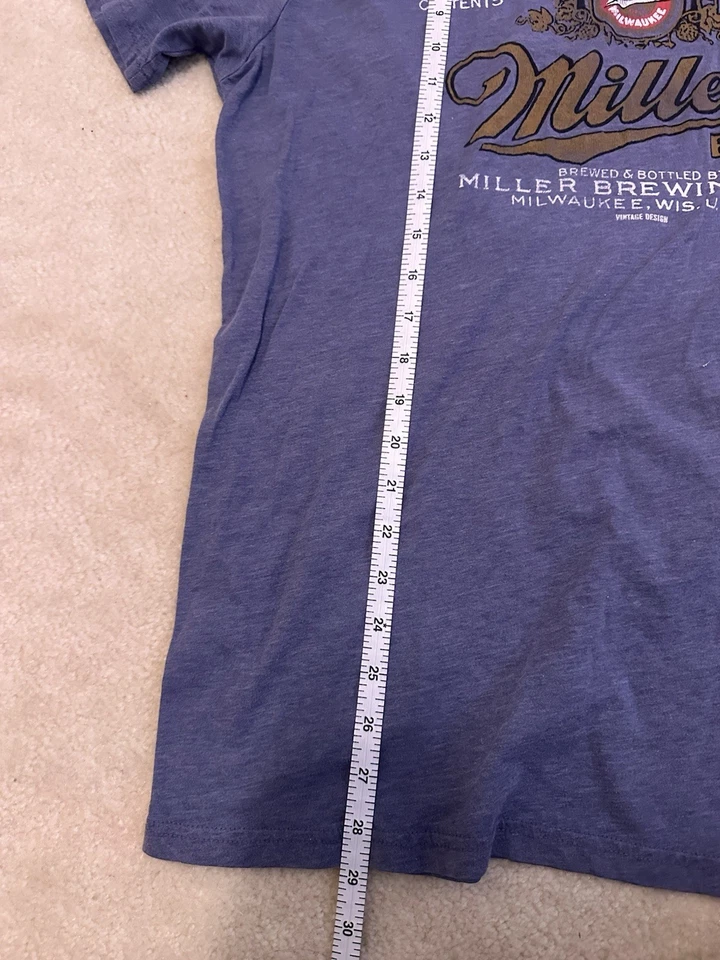 Camiseta morada vintage Miller Beer Collectables XL unisex Foto 4 de 4