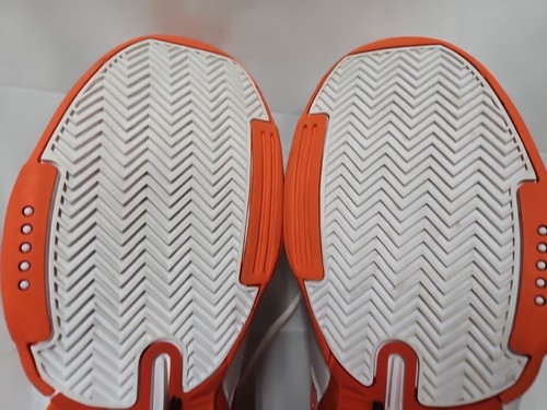 Nike 314184 911 Men's Shox Elite TB Colors White Safety Orange Chrome US Size 14 - Picture 17 of 20