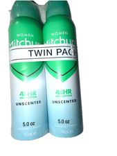  2 Mitchum Unscented Antiperspirant Body Spray 5 oz 48 HR Protection 2 10 DISC