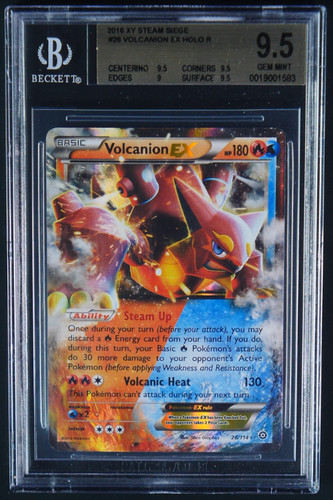 Volcanion-EX graded BGS 9.5 for sale on eBay