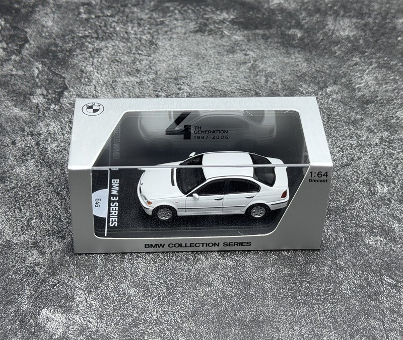 1:64 3 Series (E46) 50th Anniversary Edition - White Diecast Model