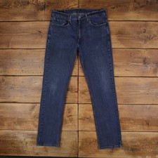 Levis 514 Jeans 34x34 Blue Regular Straight Medium Stonewash Denim