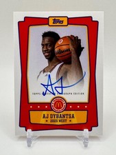 2025-26 Topps McDonald's AJ Dybantsa Auto BYU Cougars EA-AD