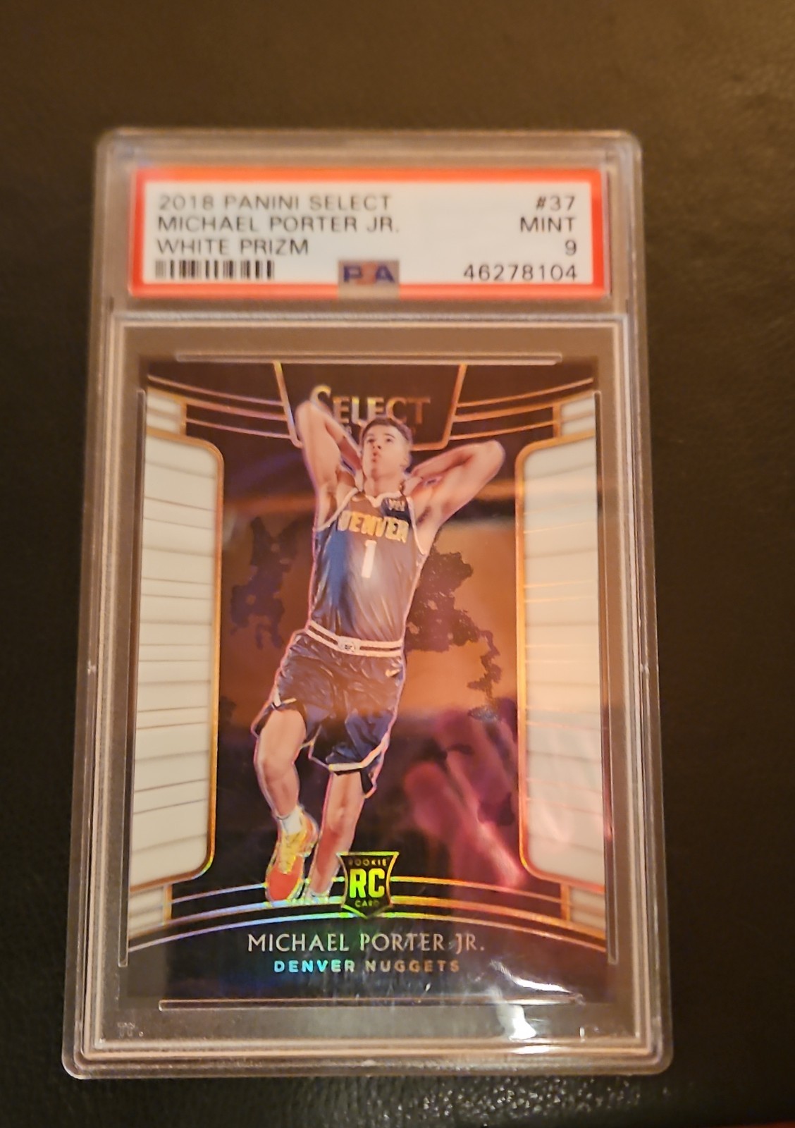 2018-19 Panini Select Concourse Michael Porter Jr.  White Prizm/149 (RC) PSA 9
