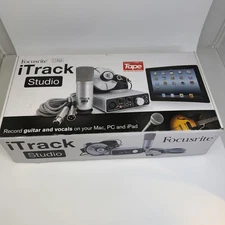 Focusrite iTrack Studio w/ iTrack Solo Recording Interface Microphone Headphones