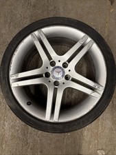 1 X Mercedes SLK CLC 18" Alloy Wheel 7.5J ET36 TYRE 225/40/18 A2034015502 FRONT