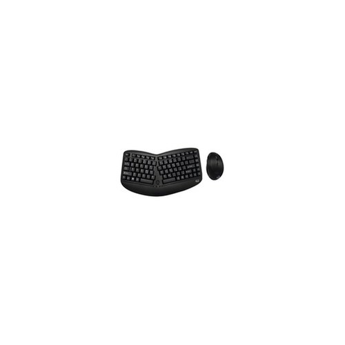 Adesso WKB-1150CB TRU-FORM MEDIA 1150 WIRELESS ERGO MINI TRACKBALL KEYBOARD AND