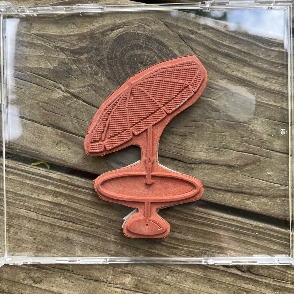 Table & Umbrella Set of 1  * Retired  Stampabarbara - Image 2 of 2