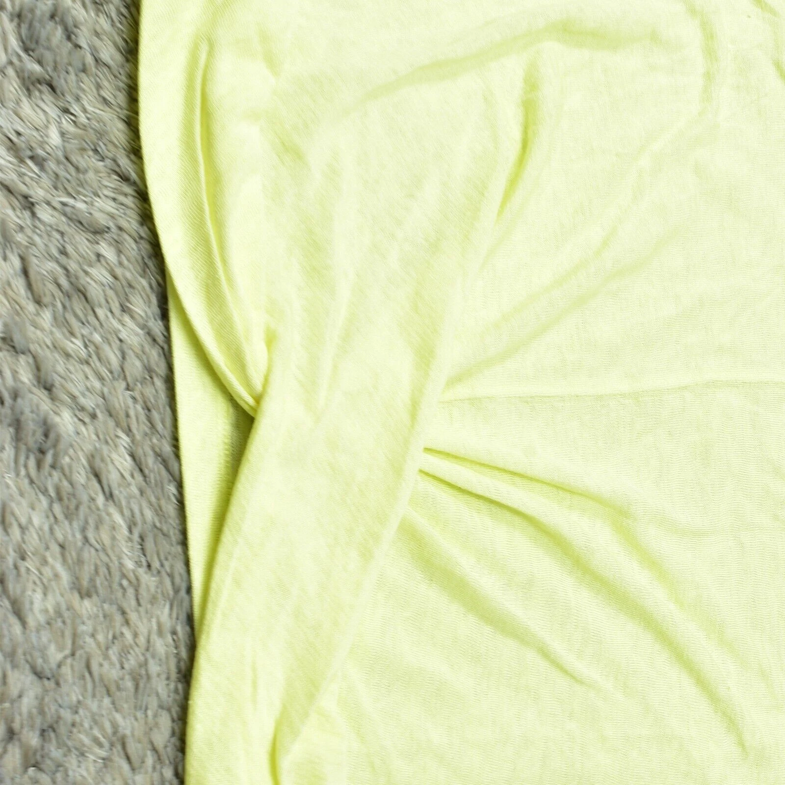 athleta sleeveless solid cotton blend crew neck tank-top