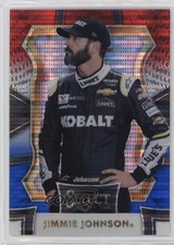 2017 Select Grandstand Red White & Blue Pulsar Prizm /299 Jimmie Johnson HOF u6m