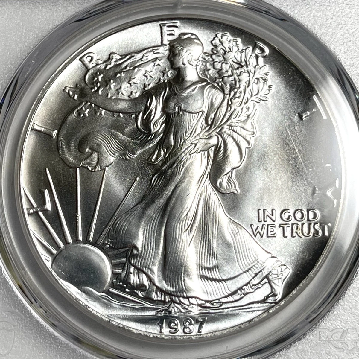 1987 MS 69 Graded American Eagle Silver Bullion Coins for sale | eBay