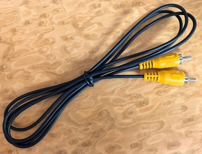 VIDEO Composite FBAS Cinch RCA Video Kabel / schwarz / 130 cm / NEU