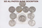 NobleSpirit (ST) $5 FV 10x 90% Silver Liberty Walking Half Dollars 1936-1941
