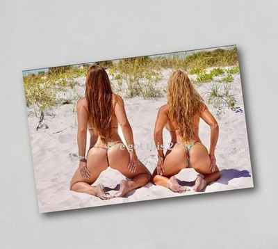 Kühlschrankmagnet Nackte Frau Babes Am Strand Aktdruck Kunst 876