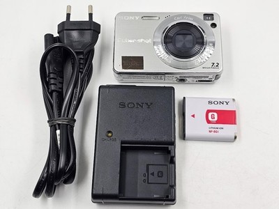 Sony Cyber-shot DSC-W110 7,2 MP Digitalkamera Silber - Funktioniert
