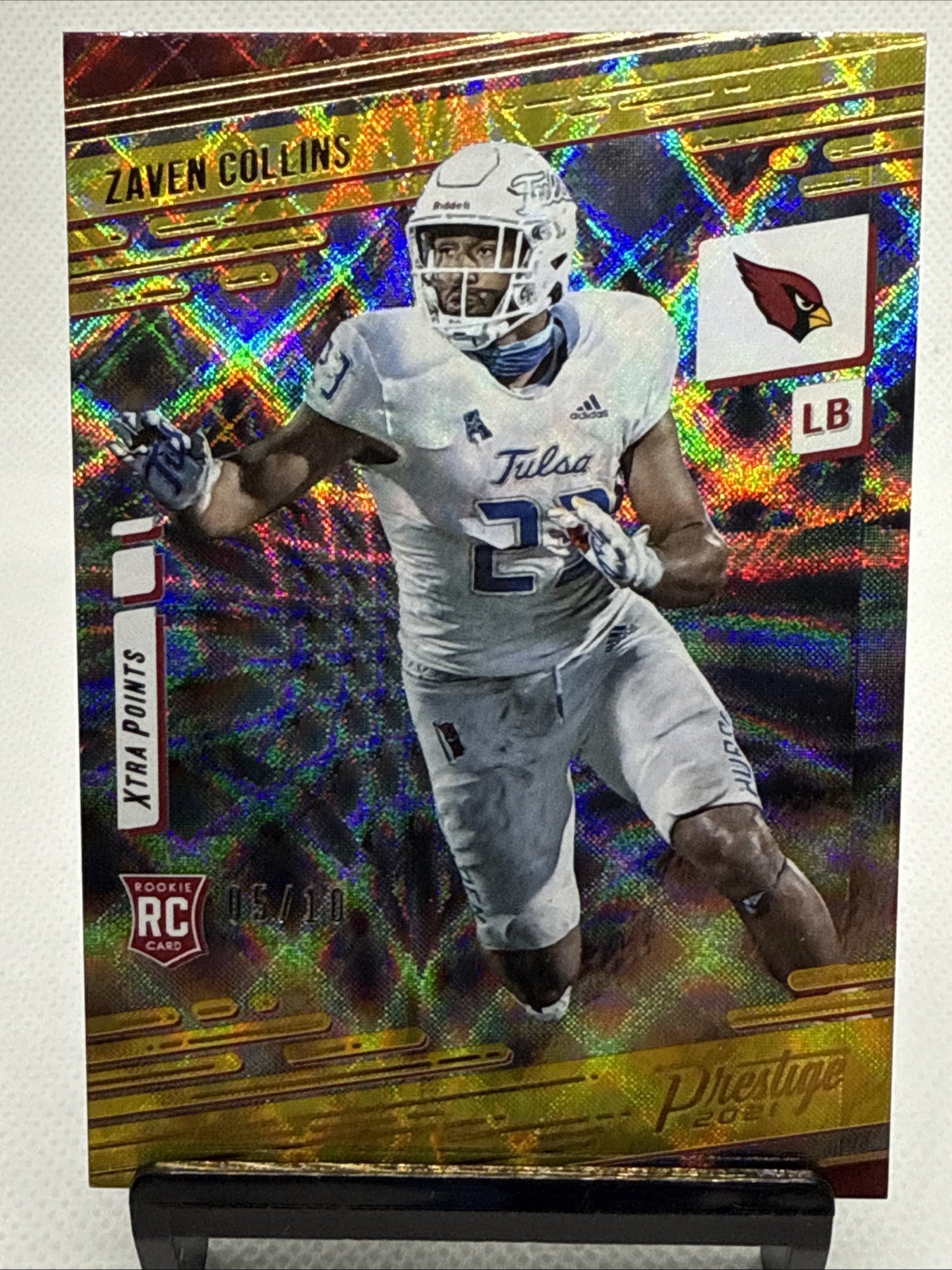 Zaven Collins Panini Prestige #259 Orange Premium Xtra Points