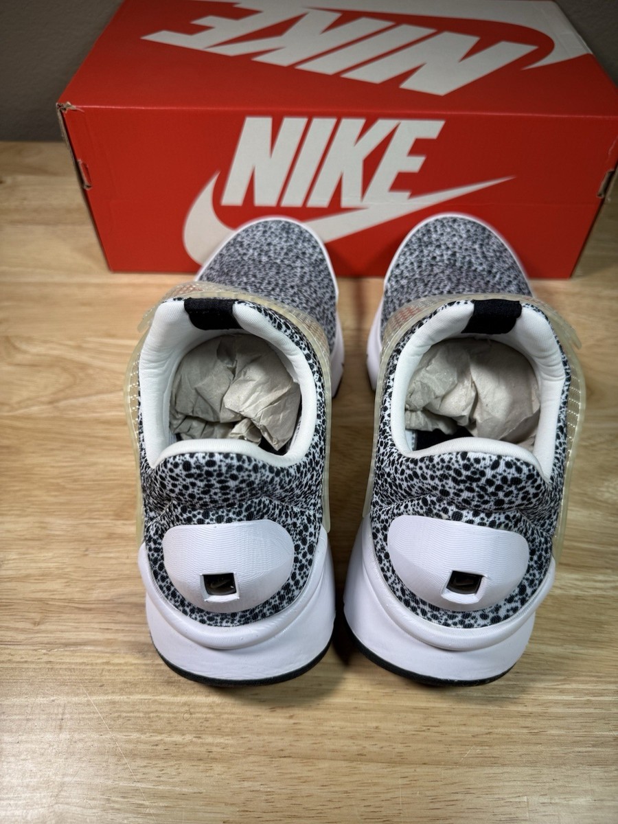Nike Sock Dart QS Running Shoes Men\'s Size 13 White/Black Sneakers 942198-100‎ v07a2591.jpg main image 2