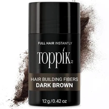 TOPPIK Hair Building Fibers, Dark Brown, 0.42 Ounce