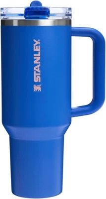 Stanley Quencher Pro Tour Flipstraw Tumbler 40 oz Royal Blue NEW STAINLESS STEEL