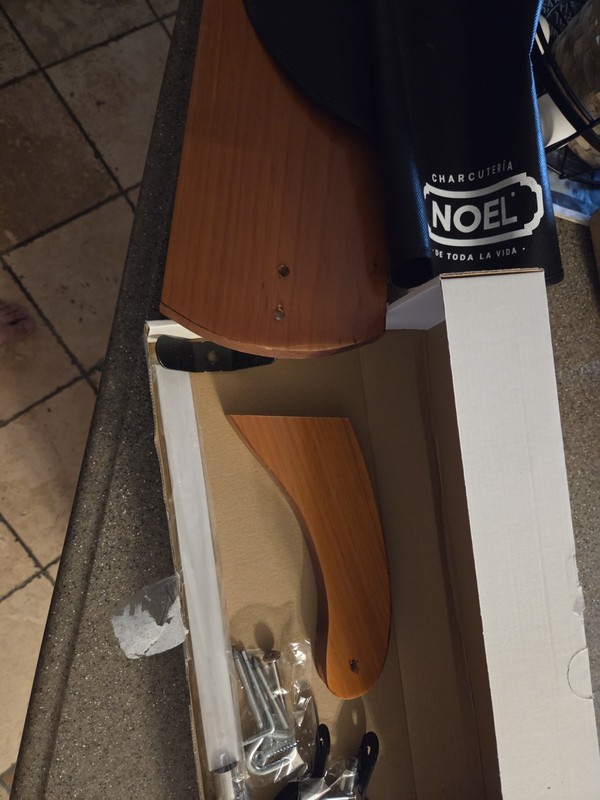 Noel Jamon Spanish Serrano Ham Stand & Knife Carving Kit Product of Spain