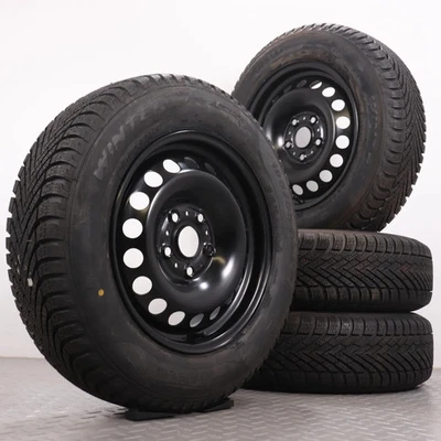 Winterräder 15 Zoll VW Golf 7 & Sportsvan Original Felgen 195/65R15 Winterreifen - Bild 1 von 4