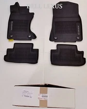 LEXUS OEM FACTORY ALL WEATHER FLOOR MAT LINER SET 2015-2025 RC350 ( AWD ) BLACK