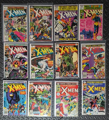 X-MEN Bundle from 1978-1981 Lot of 12 Comic Books!
