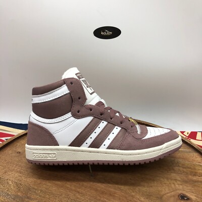 Adidas Womens Top Ten RB High Casual Sneaker Shoe White Pink