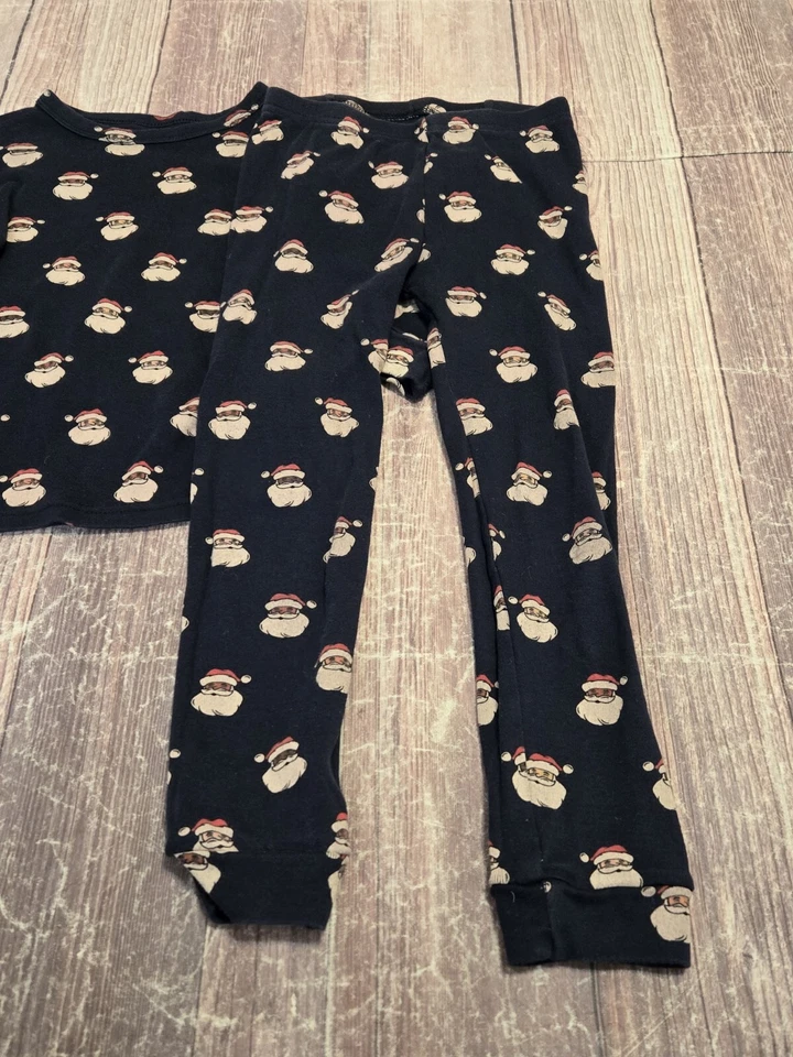 Gap Kids Christmas Santa Claus Pajamas PJs 2PC Unisex Kids Sz 6  - Image 3 of 4