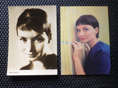 2 x Autogrammkarte Schauspieler / Anna Prucnal / Progress -DEFA- DDR 1964/65