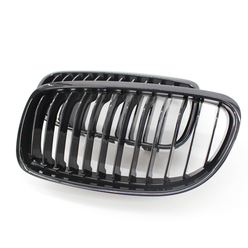 Front Gloss Black Grille Grilles for BMW E90 09-11
