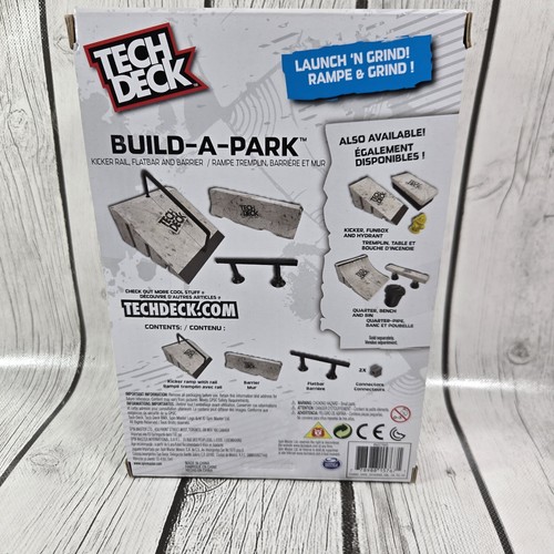 tech deck 20th Anniversary build a park Kicker Rail Flatbar Barrier - Picture 8 of 8