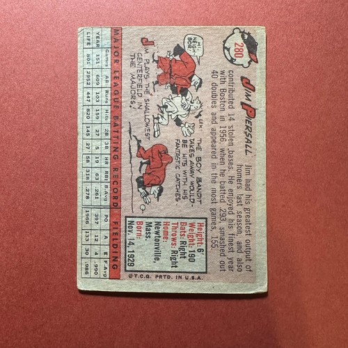 1958 Topps Baseball Cards # 200 - 349 You Pick The Cards New Lower Prices - 第 129/241 張圖片