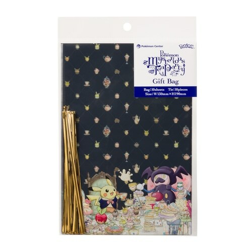 Pokemon Center Mysterious Tea Party Mini gift bag 10 pcs Wrapping Pikachu Rime