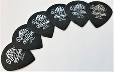 Dunlop 482R Tortex Pitck Black Jazz lll guitar picks 6 pack .50mm