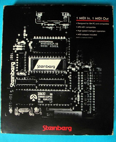 STEINBERG MIDI PC1 CARD MIDI INTERFACE ISA SLOT 8 BIT 1991 VINTAGE MPU 401 - Afbeelding 2 van 7