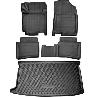 Fußmatten & Kofferraumwanne Set passend für Hyundai i20 II | Typ GB | ab 2014