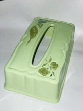 Royal Haeger Pottery Tissue Box Cover Retro Green MCM Vtg Haegar 931 USA