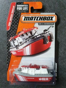 matchbox fire rescue boat