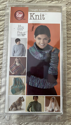 Boye I Taught Myself To Knit Craft Kit New