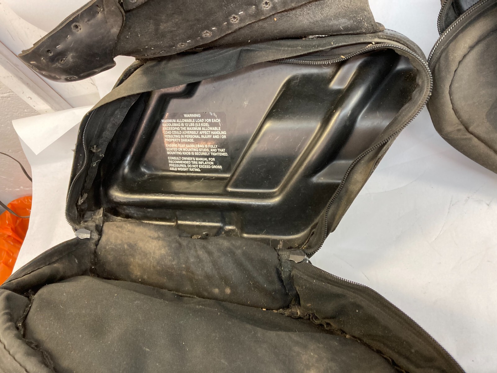 Harley Dyna convertible FXDS FXDC nylon leather saddlebags bags look eBay