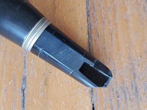 nice old wooden Eb Clarinet by "Amati" Boehmsystem, 1part mainpart, UNUSUAL - Picture 9 of 11
