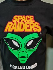 Space Raiders crisps tee t shirt Pickled Onion retro nostalgia 