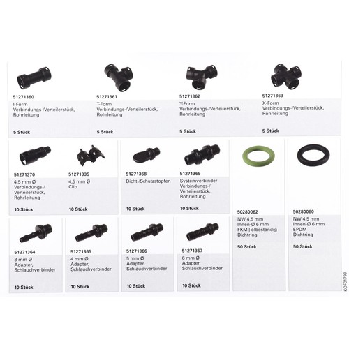 HERTH+BUSS ELPARTS 54271055 Schlauchverbinder Sortiment Reparatursatz 200-teilig - Bild 4 von 4