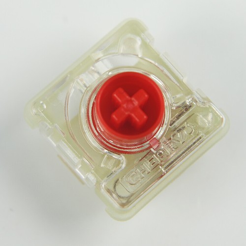 10pcs Cherry MX Low Profile RGB Red Switches New Without Box - Picture 2 of 4