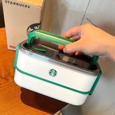 Starbucks Limited Edition Double Layer Insulated Large Capacity Lunch Box Gift