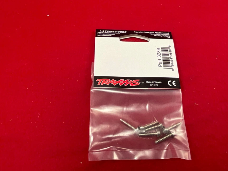 Traxxas 3288 Washer-head Screws 3x15mm (6) self tapping tea3288 stampede Bigfoot - Image 2 of 2