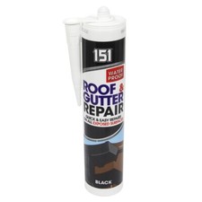 151 Roof and Gutter Sealant Adhesive for Roofing Repair | Water Proof | Black